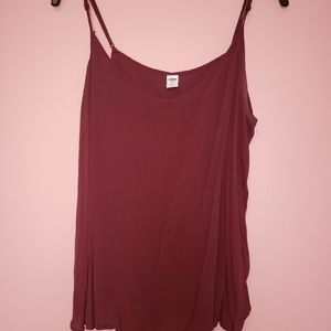 Maroon Tank Top